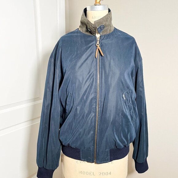 Faconnable Harrington Bomber Jacket NAVY - VINTAGE!! - Picture 1 of 10